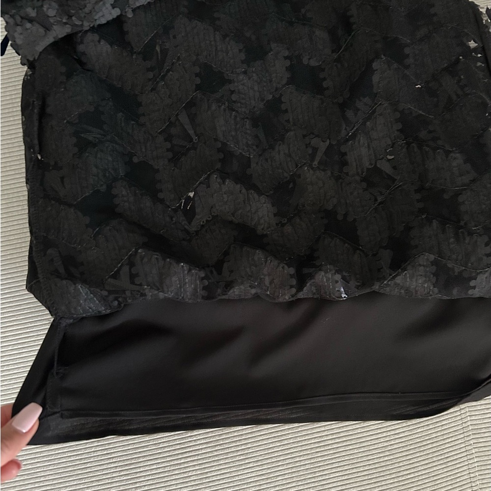 RW&CO. Black Sequin Skirt, NWT - Picture 5 of 7
